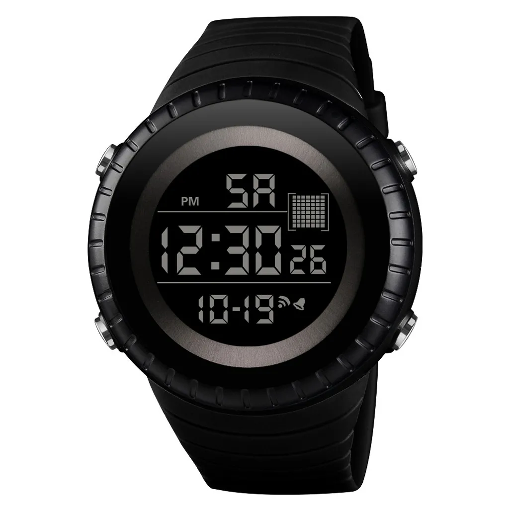Honhx роскошный мужской женский цифровой светодиодный часы с датой спорта на открытом воздухе электронные часы reloj de hombre цифровые часы для мужчин - Цвет: B