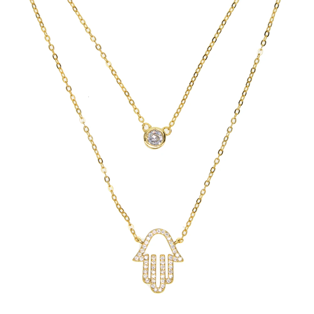 925 стерлингового серебра кулон круглый диск двойной Слои тонкий звено цепи