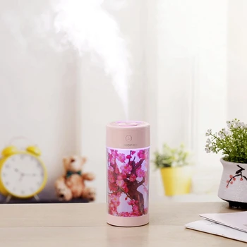 

Travel Portable Chinese Style USB Air Humidifier Colorful LED Light Mini Aromatherapy Machine Air Freshener Water Cup Humidifier
