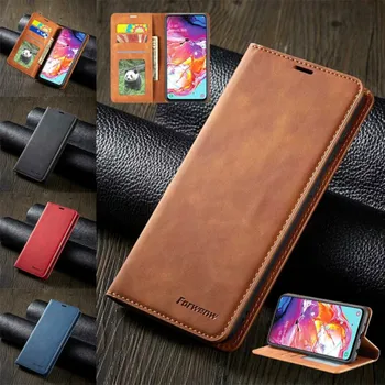 

Leather Flip case For Samsung S20 S20 ultra A51 A71 A50 A60 A70 A30 A20e A50s Case For Galaxy S8 s9 S10plus Magnet wallet Cover