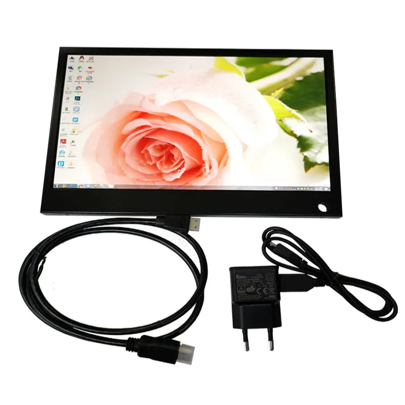 US $72.75 10 inches2K portable monitor 2HDMI IPS HD screen 2560X1600 PS4 game monitor computer LCD monitor USB driver board PC