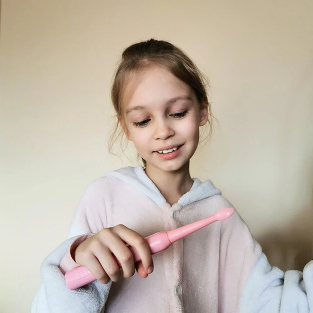 Детская электрическая зубная щетка для детей, аккумуляторная батарея, электрическая зубная щетка