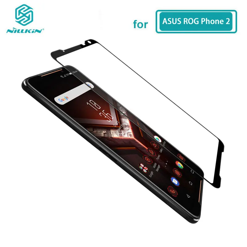 Для ASUS ROG Phone 2 стекло Nillkin CP+ Pro 2.5D полная клеевая пленка Закаленное стекло для ASUS ROG Phone 2