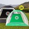 2M Golf Practice Net Golf Hitting Cage Indoor Outdoor Garden Grassland Practice Tent Golf Training Home Sports Equipment XA147+A 1