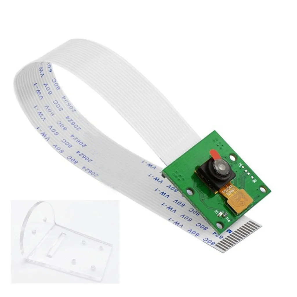 20#5 мегапикселей Raspberry Pi Камера модуль 1080p OV5647 Сенсор с 6 дюймов(15 контактов ленточный кабель для Модель A/B+ Raspberry Pi 2 3 3B Pi 4