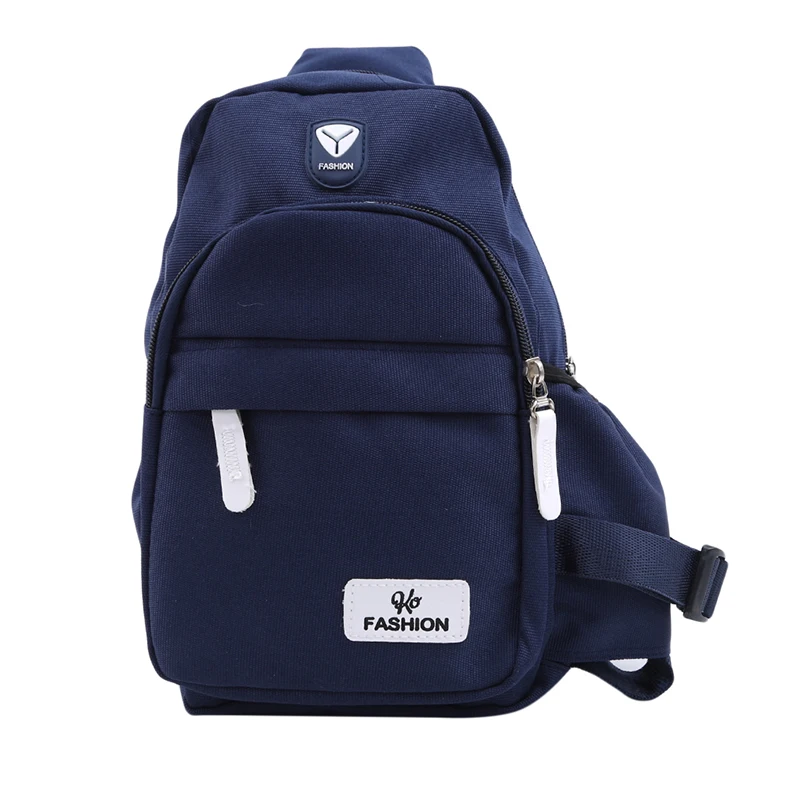 School Summer Short Trip Messengers Bag Men/women Shoulder Bags Oxford Crossbody Bags Multi-pocket Sling Chest Bag