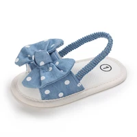 2024 Breathable Cute Bow Summer Baby Girls Sandals, Toddlers Simple Style  Multi Color Soft Sole Shoes Outdoor Indoor Prewalker 5