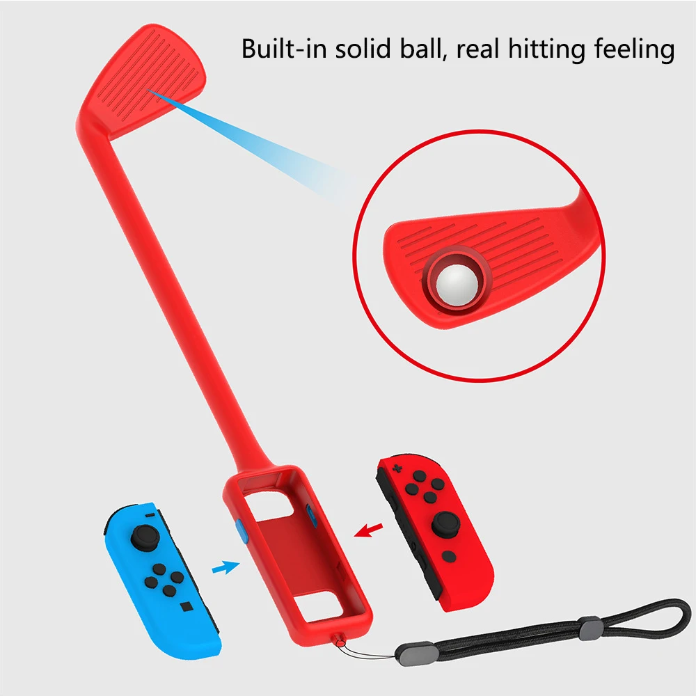 Golfkøller til Nintendo Switch Joy-Con Controller til Mario Golfspil Tilbehør Real Hitting Touch Håndledsrem_voghion.com
