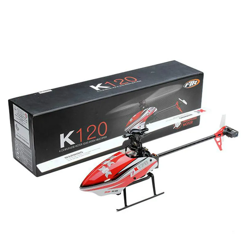 Радиоуправляемый вертолет K120 челнок 6CH бесщеточный 3D 6G система RTF BNF Воздушный самолет радиоуправляемые игрушки