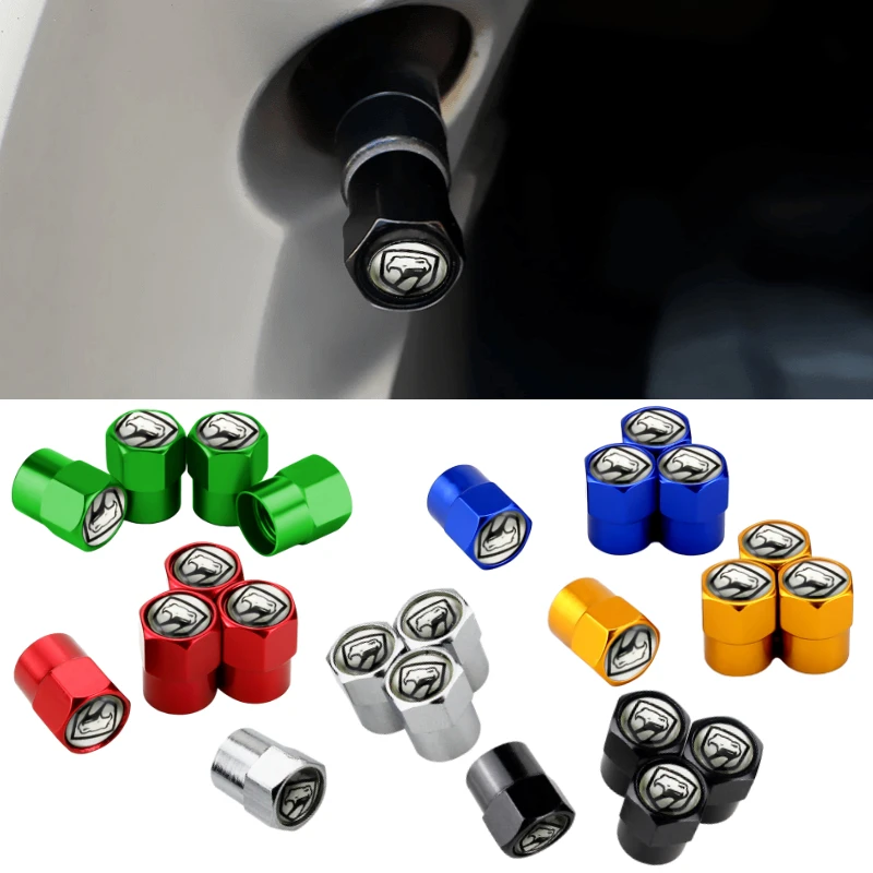 For Viper Logo Tire Valve Stem Caps Sticker Car Styling For Dodge RAM