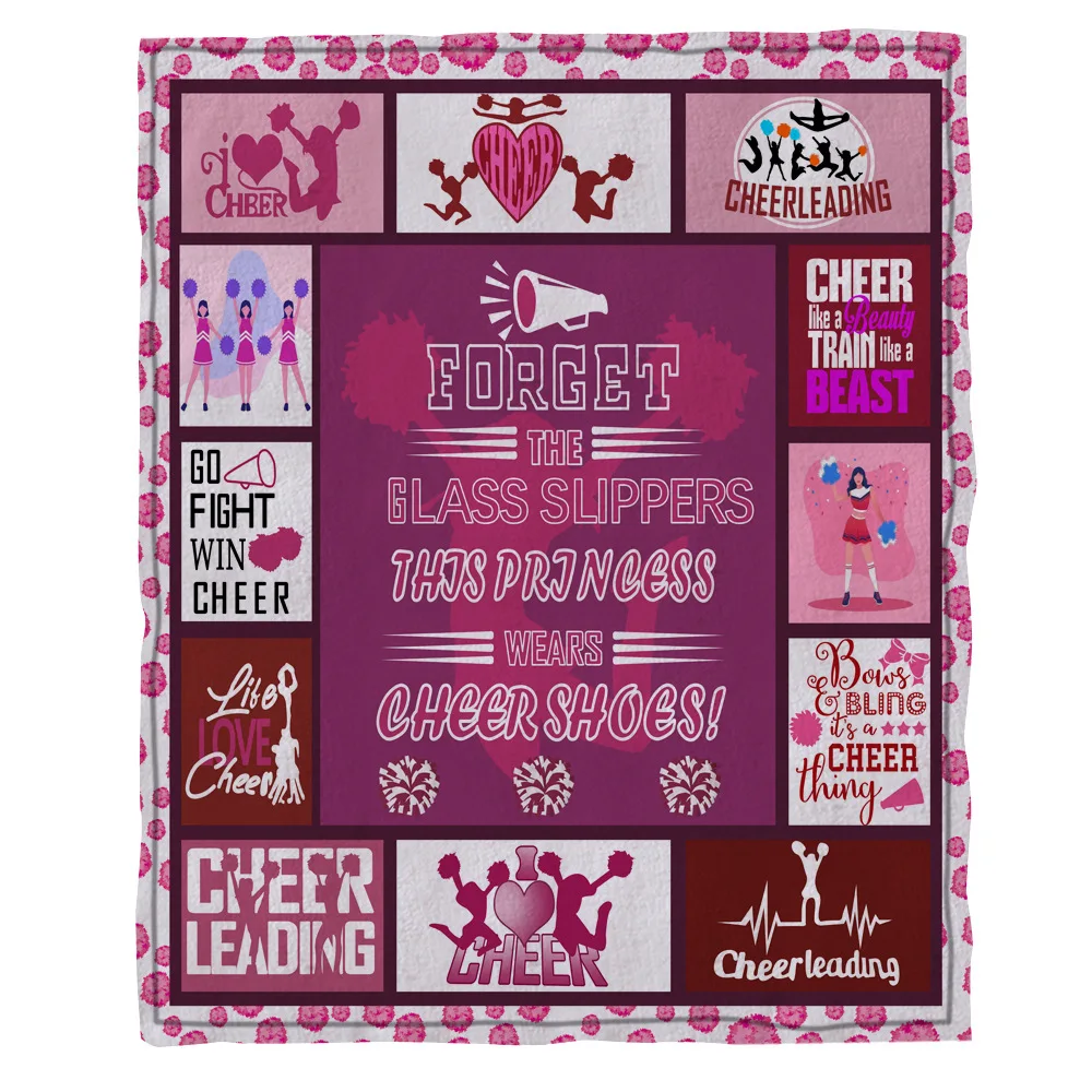 Фланелевое Одеяло ONGLYP розовое одеяло для чарлидинга подарки на день рождения