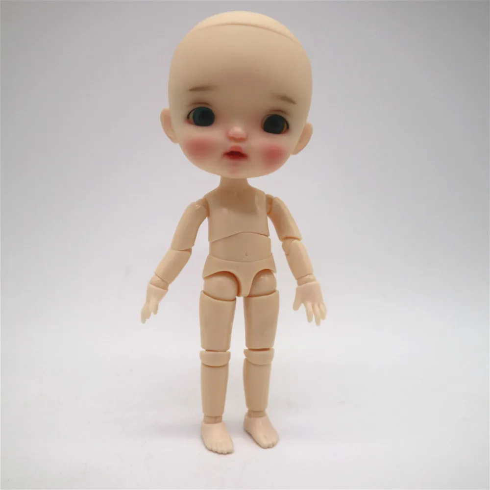 Sugar dolls Ob11 куклы 1/8 изготовление на заказ BJD куклы DIY макияж куклы и голова - Цвет: Nude doll 1
