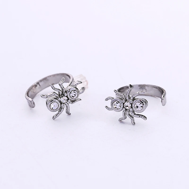JOOLIM High End Vintage Spider Clip On Earring Insect Earring