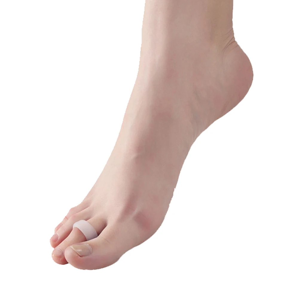 1Pair Hallux Valgus Correction Gel Silicone Bunion Corrector Toe Separators Straightener Spreader Foot Care Massager Z24801