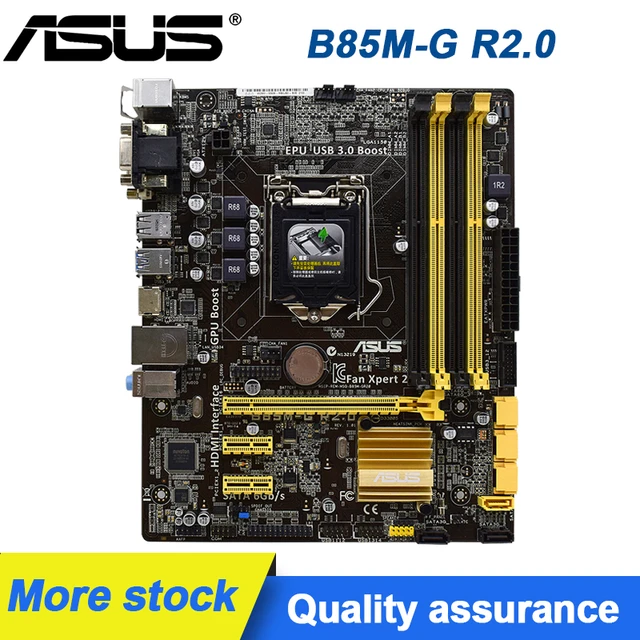 Mikroprocessor Ejendommelige Akvarium Asus B85m-g R2.0 Lga 1150 Motherboard Ddr3 Intel B85 Motherboard 16g Usb 3.0  Micro Atx For Core I3-4130t 4170t Cpus - Motherboards - AliExpress