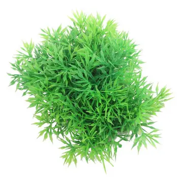 

Simulation Aquatic Plants Fish Tank Landscaping Simulation Plant Ornamental Plastic Short Pine Needles With Base Small Grass