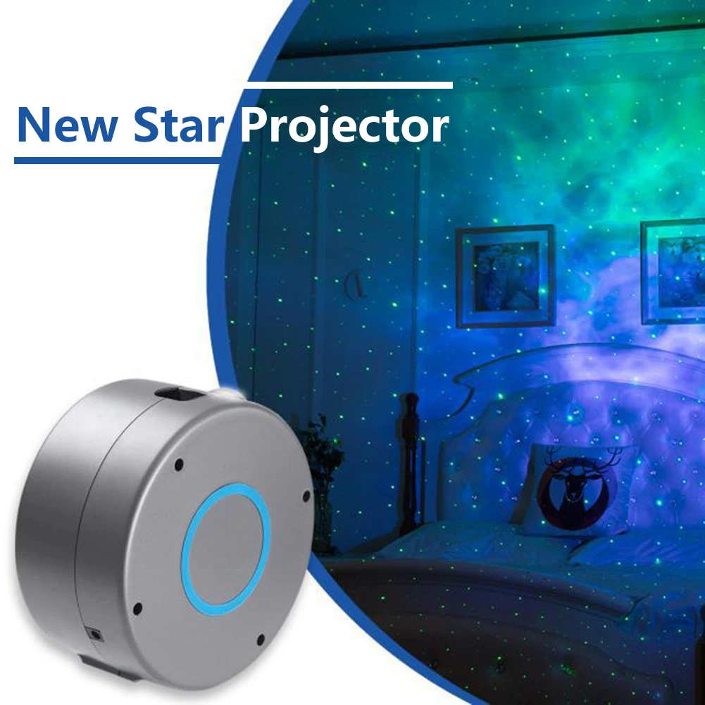 Galaxy Projector Bluetooth Speaker Night Light Rotating Starry Sky