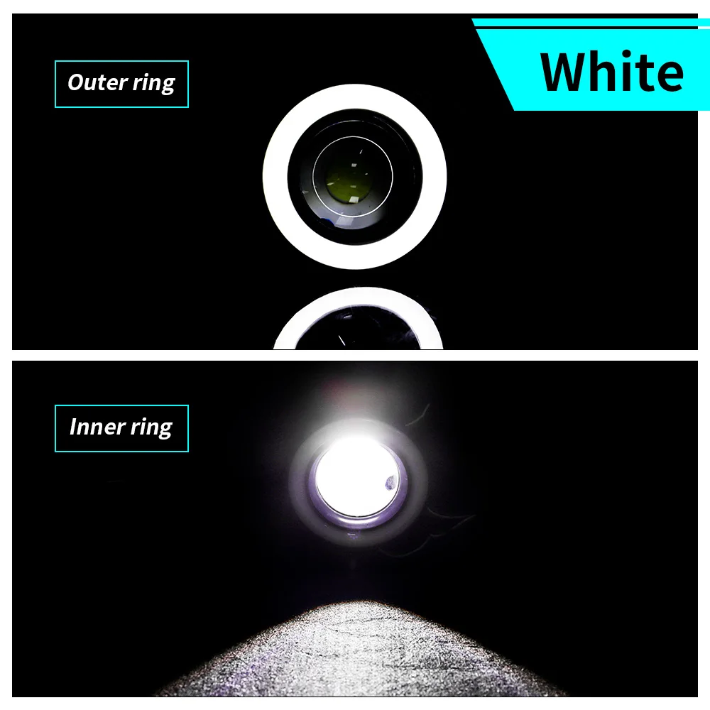 2 шт. Автомобильный светодиодный фонарь 6500K 12V Angel Eye Ring лампы W/крепление кронштейны водонепроницаемый