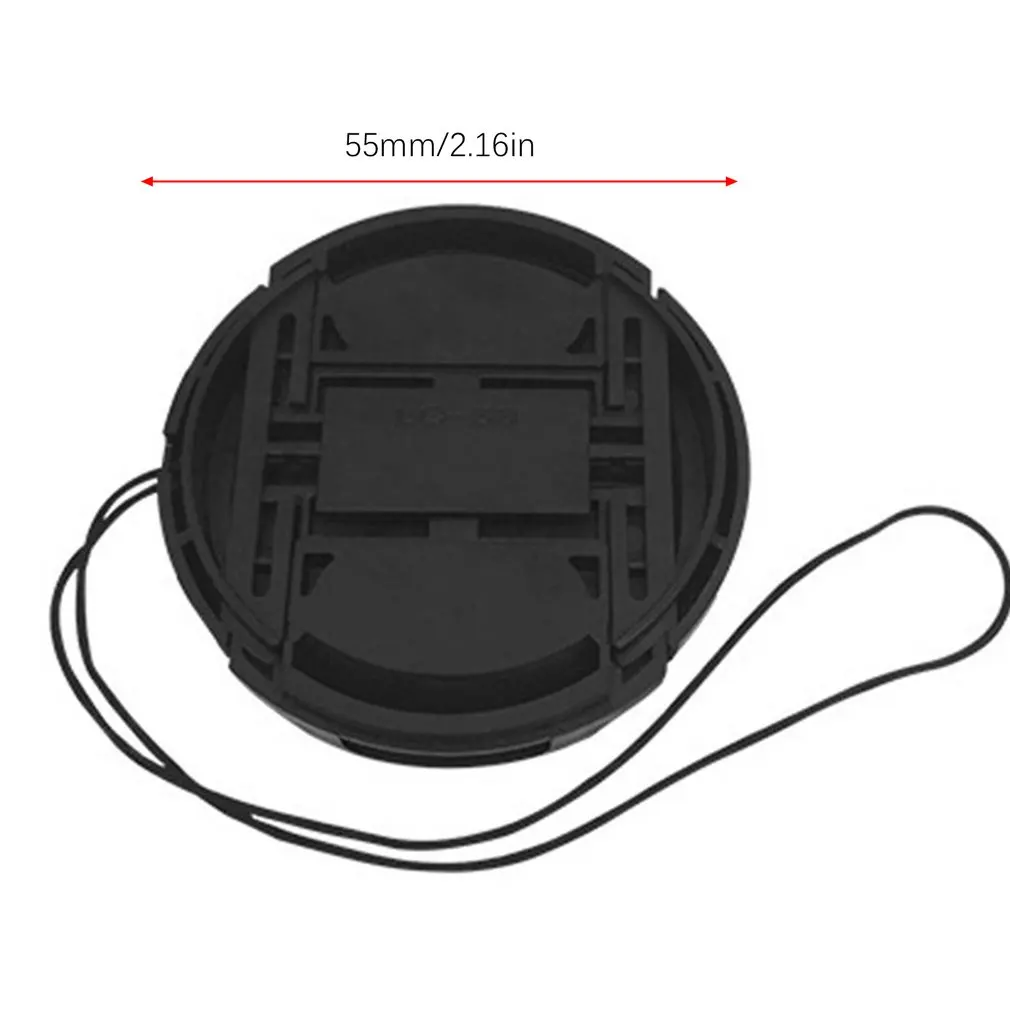 Professional Protective Lens Cap For Canon/Nikon/Pentax/Sony ABS Dust-proof Camera Lens Protector Cover With Anti-lost Rope