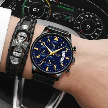 

Business Watches Men 2019 New Trend Fashion Luxury Waterproof Men Sports Wrist Watch For Men Quartz Wristwatch Relogio Masculino