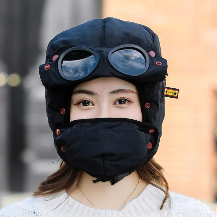 Thermals зимняя охотничья шапка утолщенная теплая с ветрозащитной маской защита для ушей для улицы KS