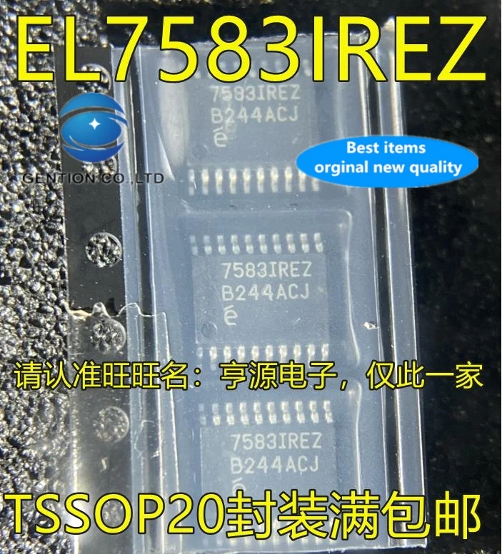 

10PCS 7583IREZ EL7583 EL7583IREZ TSSOP20 chips are of good quality in stock 100% new and original