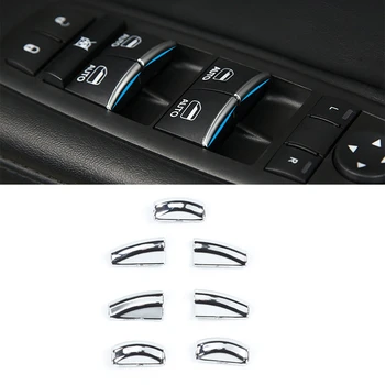 

for Jeep Grand Cherokee 2011-2020 Window Button Decoration Sequins for Jeep Cherokee 2014-2020 Car Interior Accessory Styling