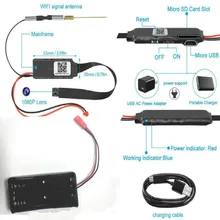 Hd 4k/1080p diy portátil wifi ip mini câmera p2p sem fio mini câmera de rede câmera gravador suporta visão noturna remota