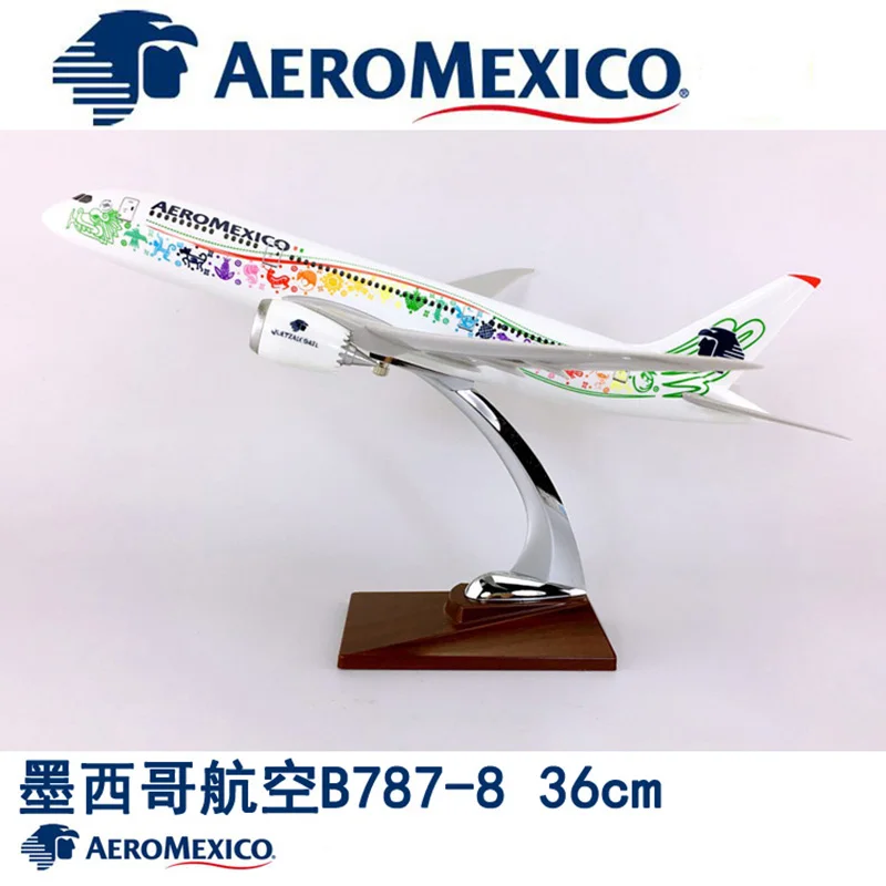 Коллекция дисплеев 1:150 Boeing B787-800 модель aeroexico airbus из металлического сплава 35 см самолет для детей