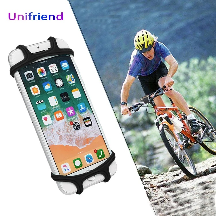 

Silica Gel Mobile Phone Navigation Bracket Applicable 4-6. 5-Inch Smartphone Shock-resistant Shatter-resistant Motorcycle Naviga