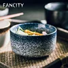 FANCITY Creative rice bowl, simple small ceramic bowl, soup bowl, home restaurant seasoning bowl, breakfast bowl 1