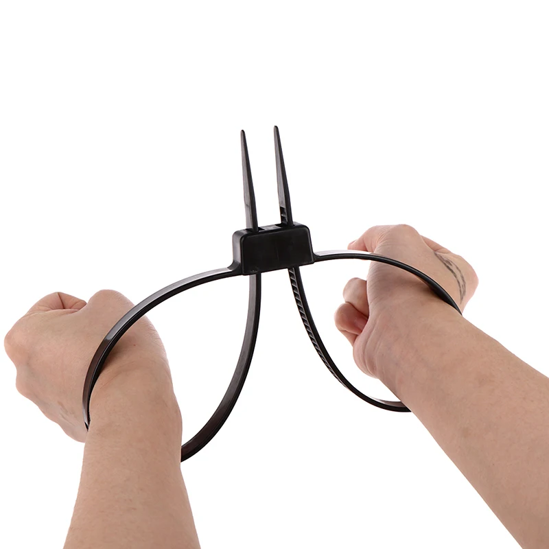 Nylon Cable Ties Cable Ties Cable Tie Nylon Zip Ties 1Pc Plastic Police Handcuffs Double Flex Cuff Zip Tie