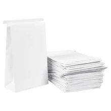 Hot SV-50 Pcs Vomit Bags White Throw Up Sick Bags for Motion Morning Sickness and Hangovers Travel Disposable Paper Puke Bag
