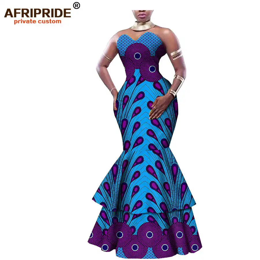 ankara print maxi dress