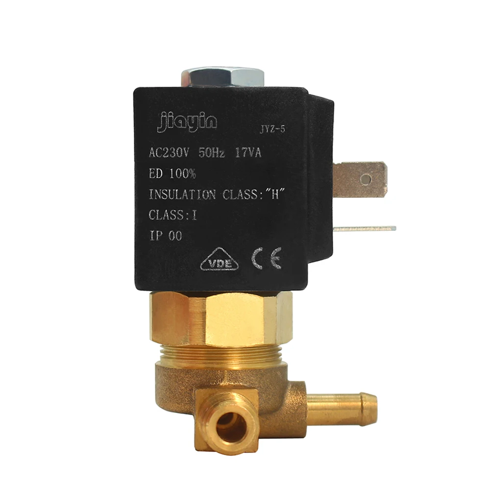 JYZ-5 2/2 способ AC 230V 50Hz G1/" Нормально закрытый электромагнитный клапан N/C для потока газа воды