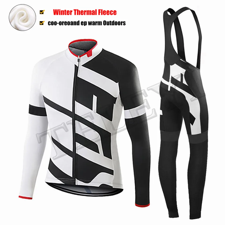 Cycling set SPECIALIZEDING зимний термальный флисовый комплект велосипедная одежда NW Мужской трикотажный костюм Спортивная одежда для езды на велосипеде MTB Одежда комбинезон теплые комплекты - Цвет: Cycling set