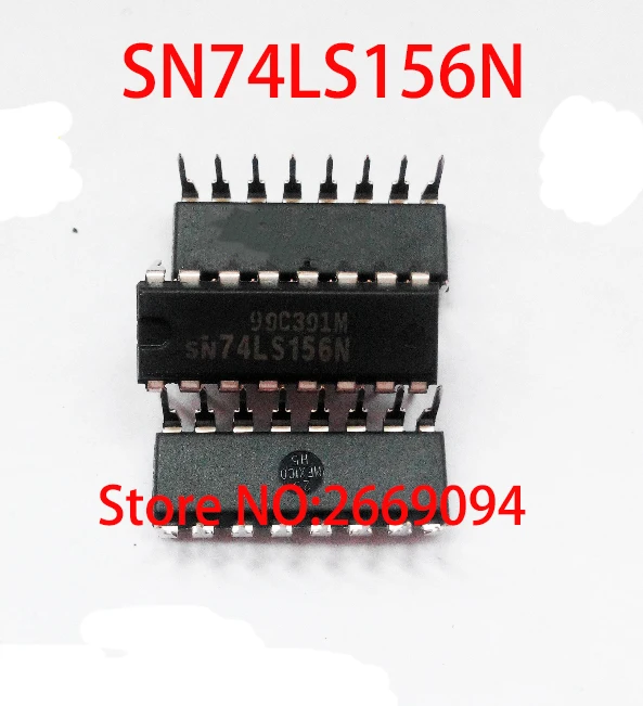 

5 шт./10 шт./50 шт./100 шт. 74LS156N DIP16 SN74LS156N SN74LS156N 74LS156 HD74LS156P HD74LS156 74LS156P IC