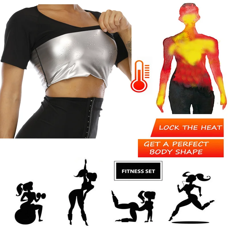 Women Long Sleeve Neoprene Sweat Sauna Vest Body Shapers Vest Waist Trainer Shapewear Waist Shaper Corset For Women honeylove shapewear