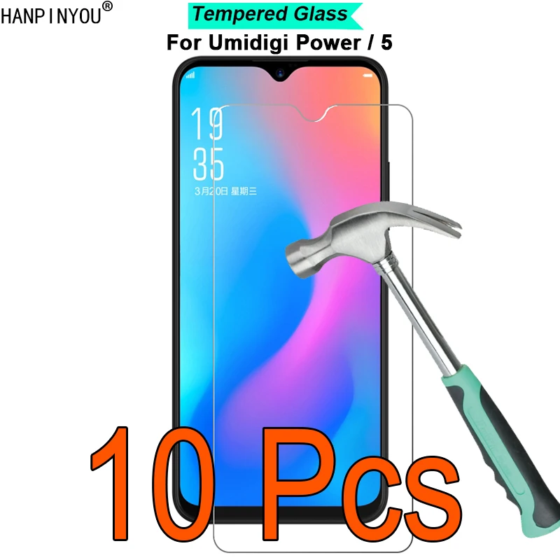 10 шт./лот для Umidigi Power 5 9H твердость 2.5D ультратонкое Закаленное стекло пленка