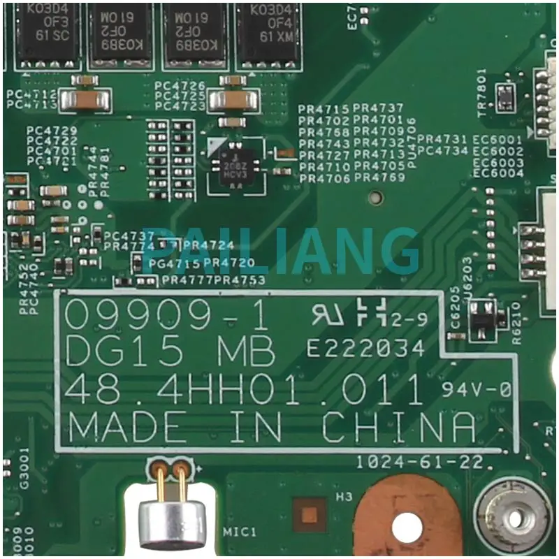 Placa-mãe para Computador Inspiron N5010 0y6y56 20041 Pga 09909 Hm55 Ddr3 - Imagem 3