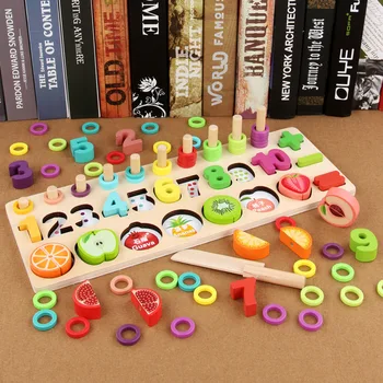 

Digital Puzzle Toy Early Education And Intelligence Children's Fruit Blocks Montgomery Mathematical Thinking Training