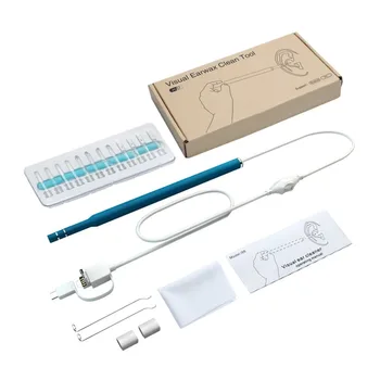 

3 in 1 Multifunctional Ear Cleaner USB Endoscope 5.5mm Visual Ear Spoon Earpick Otoscope Camera 0.3MP Earwax Removal Kit selling