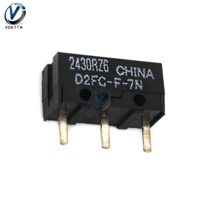 D2FC-F-7N 10 шт./лот KW11-3Z KW12-3 D2FC-F-7N 3 контактный микро-переключатель Микро предельный переключатель роликовый рычаг переключатель мгновенного действия с шкив - Цвет: D2FC-F-7N