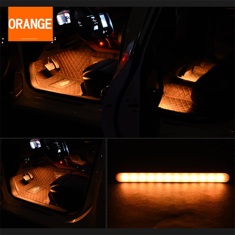 Автомобильный светодиодный огни RGB с музыкальным ритмом огни автомобиля атмосферу осветительные полосы Undercar сверкающие светильники голос Управление/Дистанционное Управление USB/адаптер
