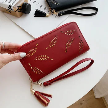 

Women's Wallet Made of Leather New Long Wallet for Women Bank/ID/Credit Card Holder Women's Purses and Handbags Small Wallets