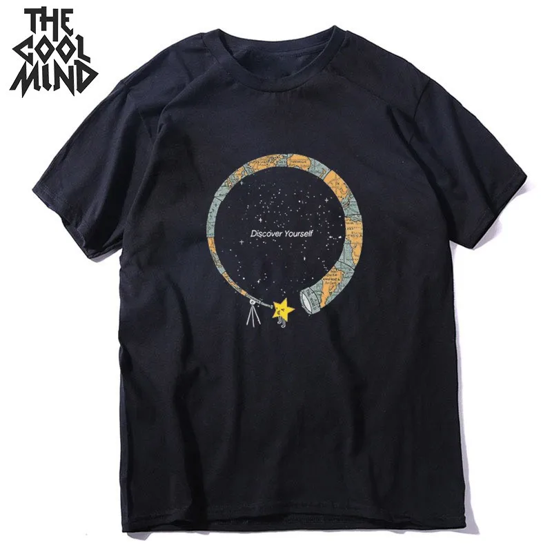 

COOLMIND Pure cotton short sleeve high quality men T shirt casual fummy men tshirt loose summer t-shirt male tee shirts mo0133