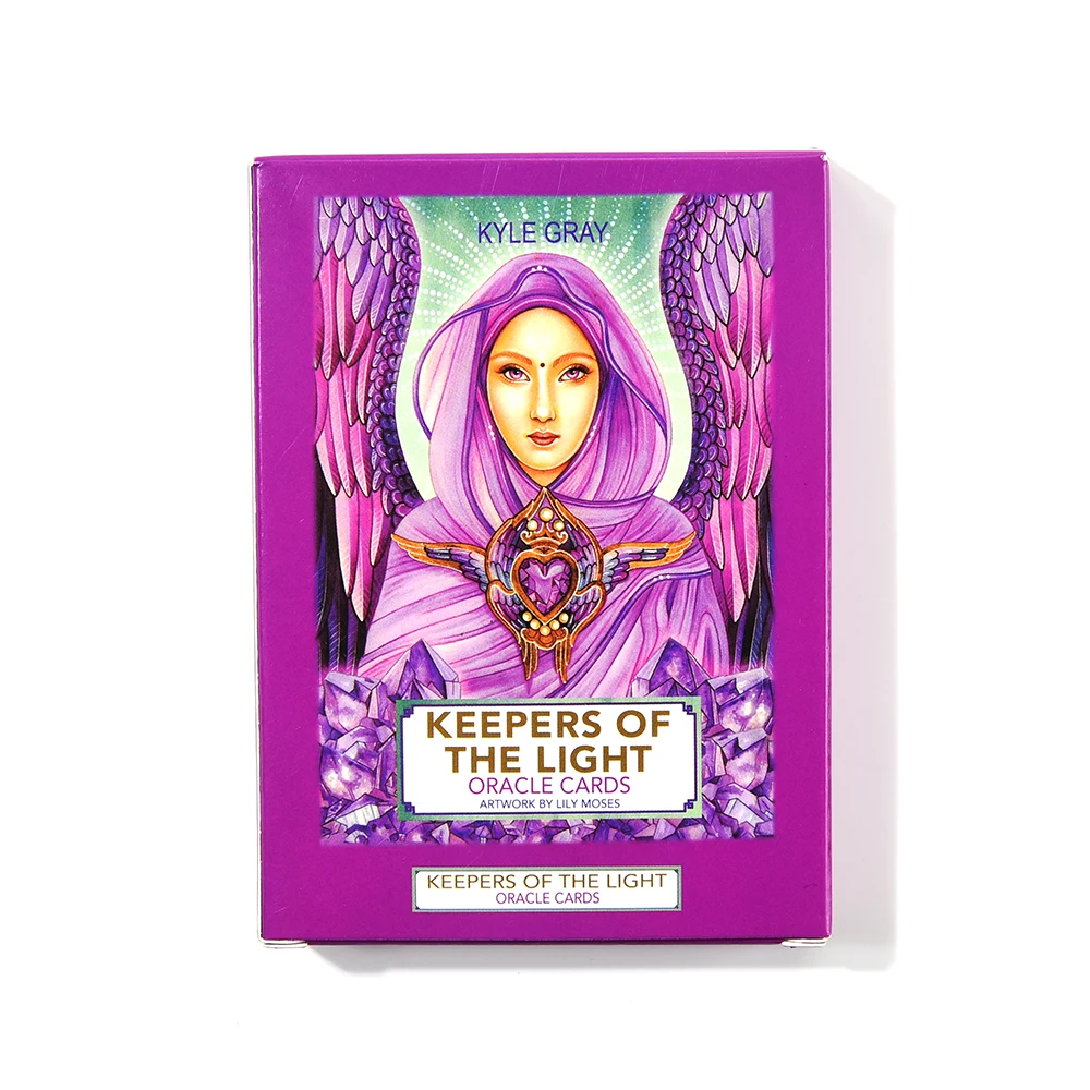 

Keepers of the Light Oracle Cards Deck E-Guidebook Party Toys Collection Tarot Cards Guidance Divination Fate Board Game