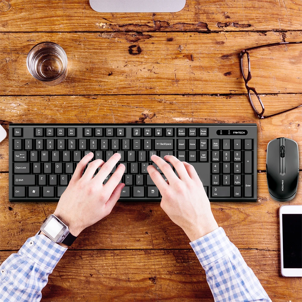 Fantech WK-893 Wireless Keyboard Mouse Combo 10