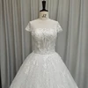 SL-6846 Customized ball gown wedding dress 2021 crystal bling bling lace beads bridal collection set wedding gowns plus size 3
