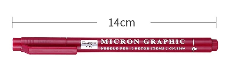 Haile 12 Farbe/set 0,5mm Retro Fluoreszenz Farbe Pigment Liner Pigma Stift Skizze Mikron Stift Skizzieren Stift Kunst marker Schreibwaren – Detail 3